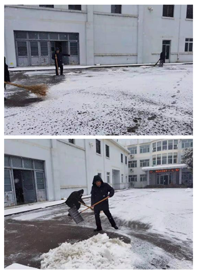 瑞雪連綿兆豐年，連心保安保安全